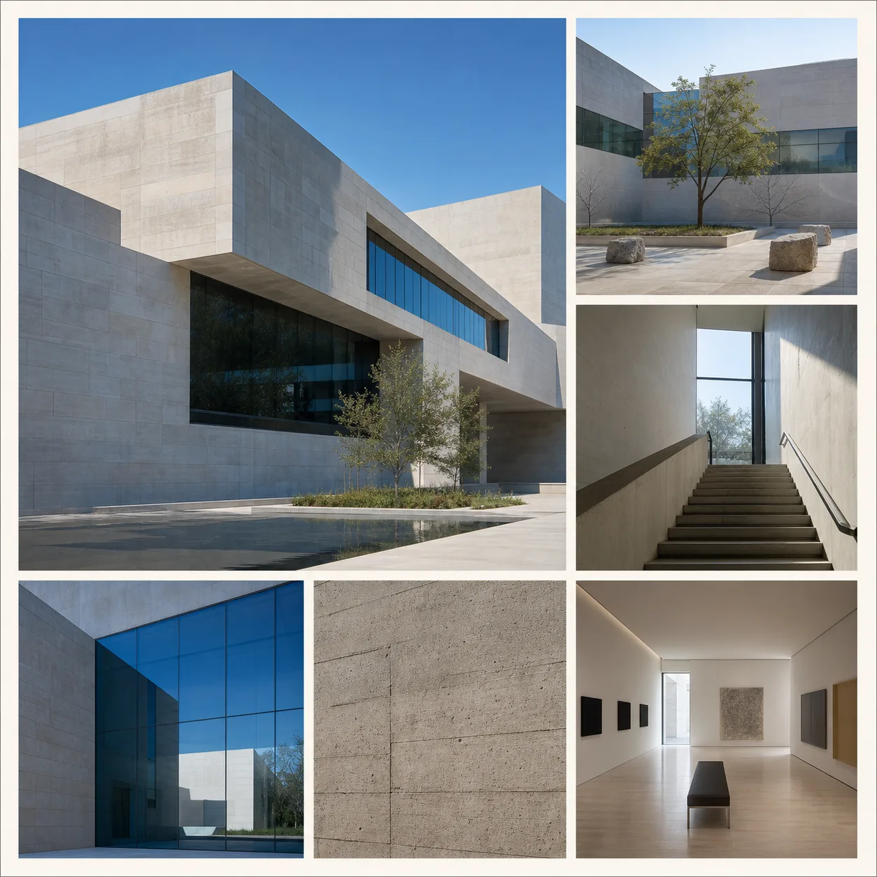 Moderne Architektur-Collage - Eine vom Nutzer erstellte Fotocollage