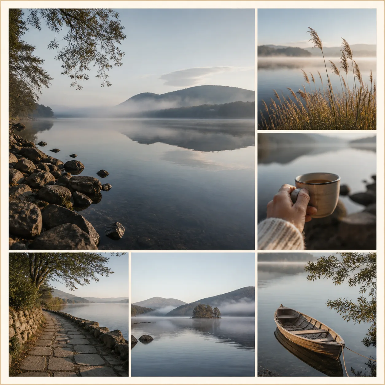 Ruhige Natur-Fotocollage - Eine vom Nutzer erstellte Fotocollage