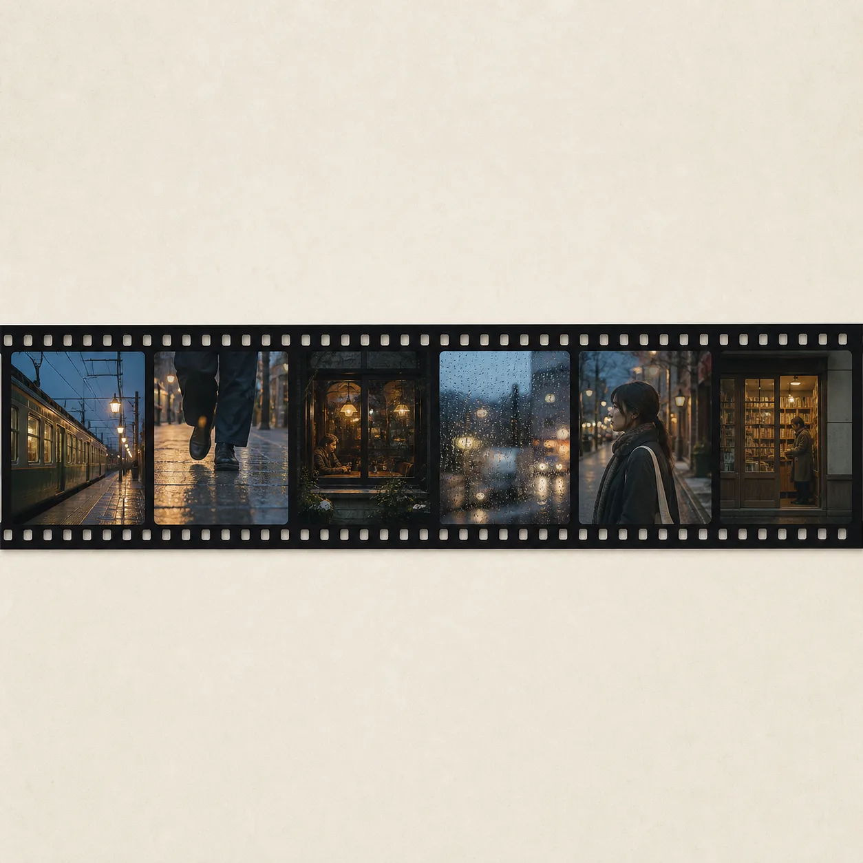 Filmstreifen - Photo Collage Template